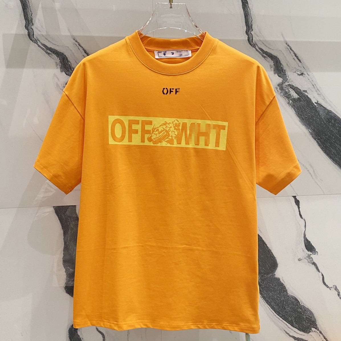 OFF-WHITEArrow Logo Cotton T-Shirt - Vibrant Color Collection