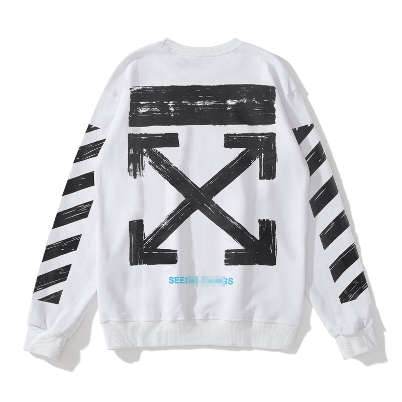 OFF-Whlte Arrow logo sports sweatshirt#100