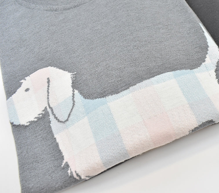 2025 puppy knitted T-shirt