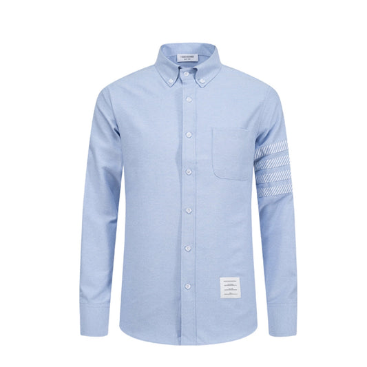 Men's Casual Oxford Shirt - 100% Cotton Button-Front Shirt
