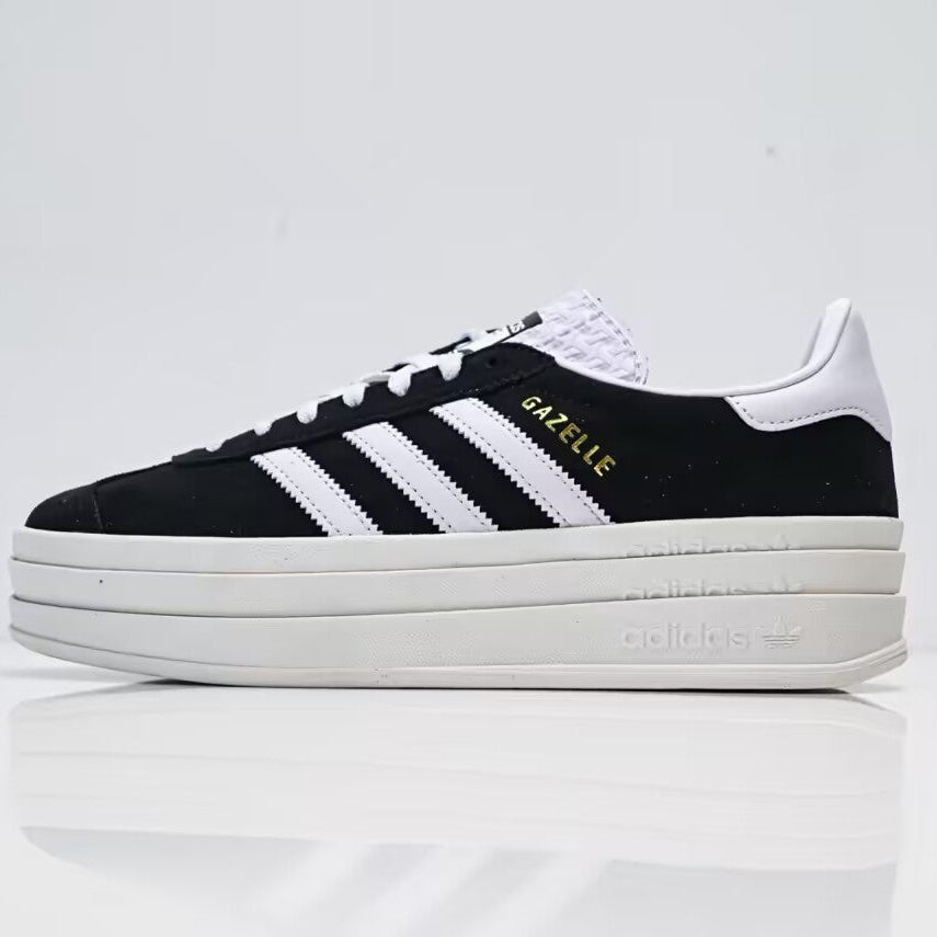 Women's adidas Gazelle Bold – Grey, White, and Black