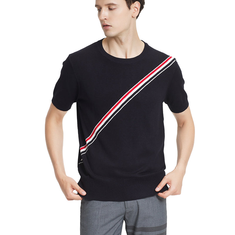 Striped Knit T-shirt