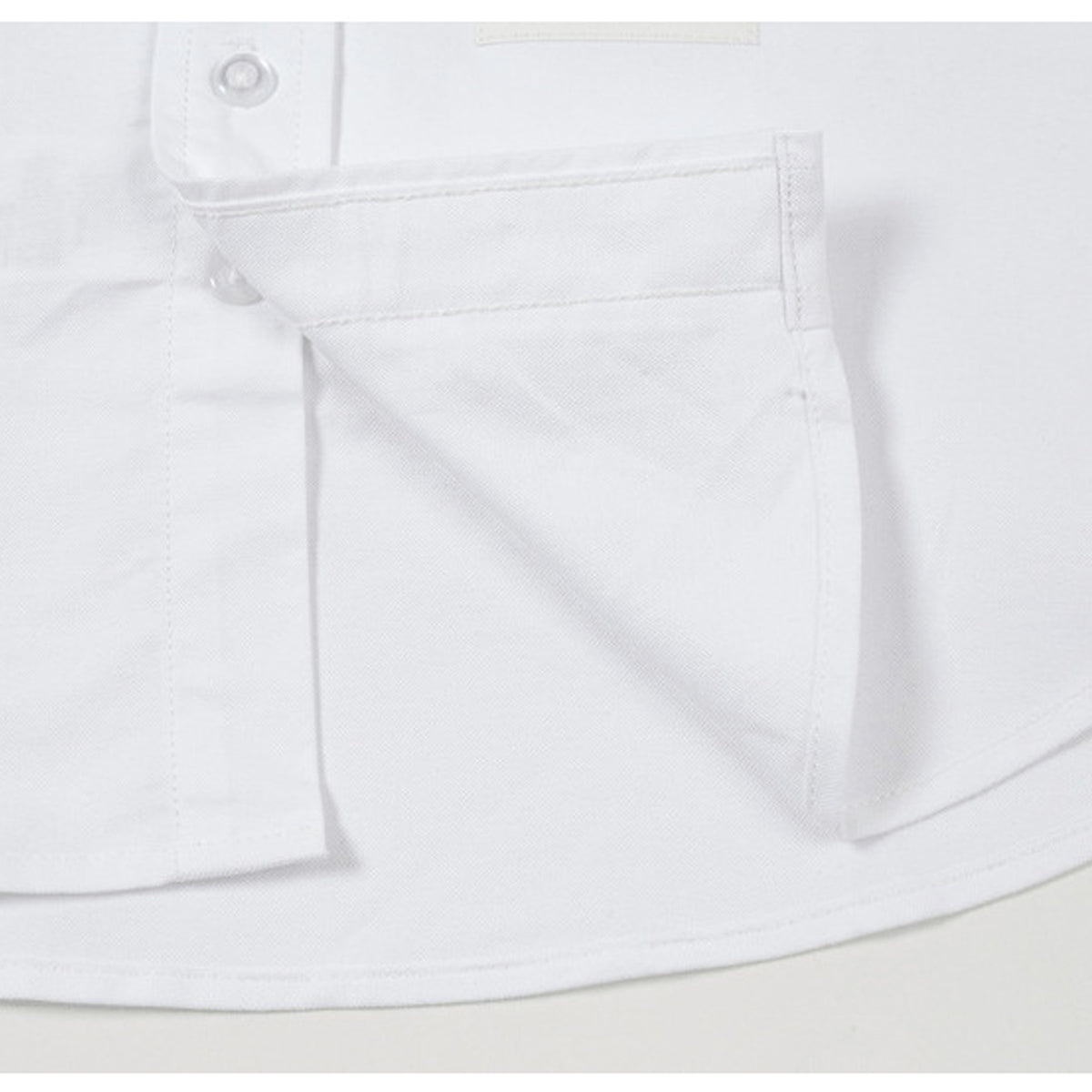 Thom BrownePremium 4-Bar Embroidered Oxford Elastic Shirt