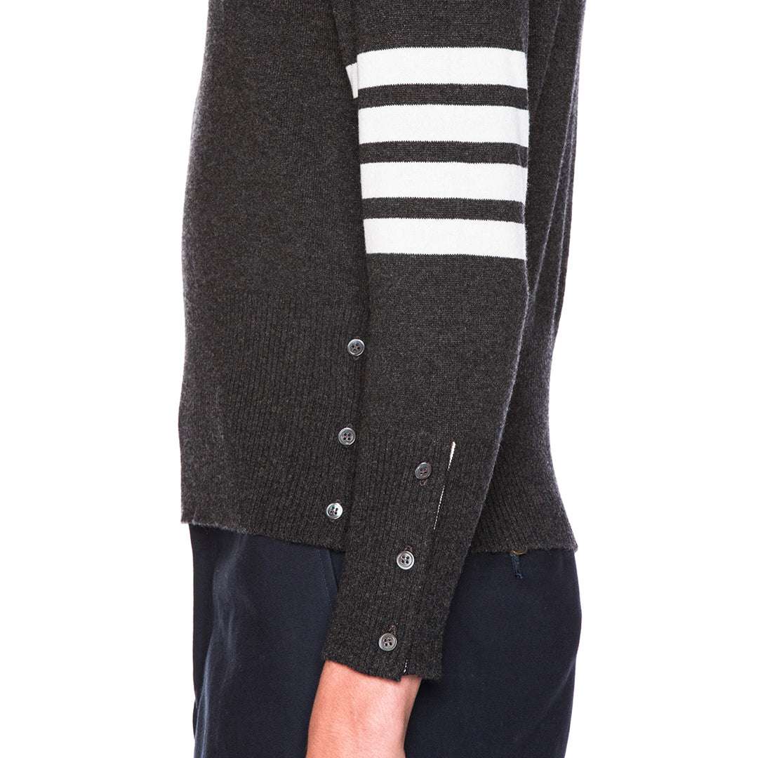 Thom BrowneMerino Wool Crew Neck Pullover Sweater