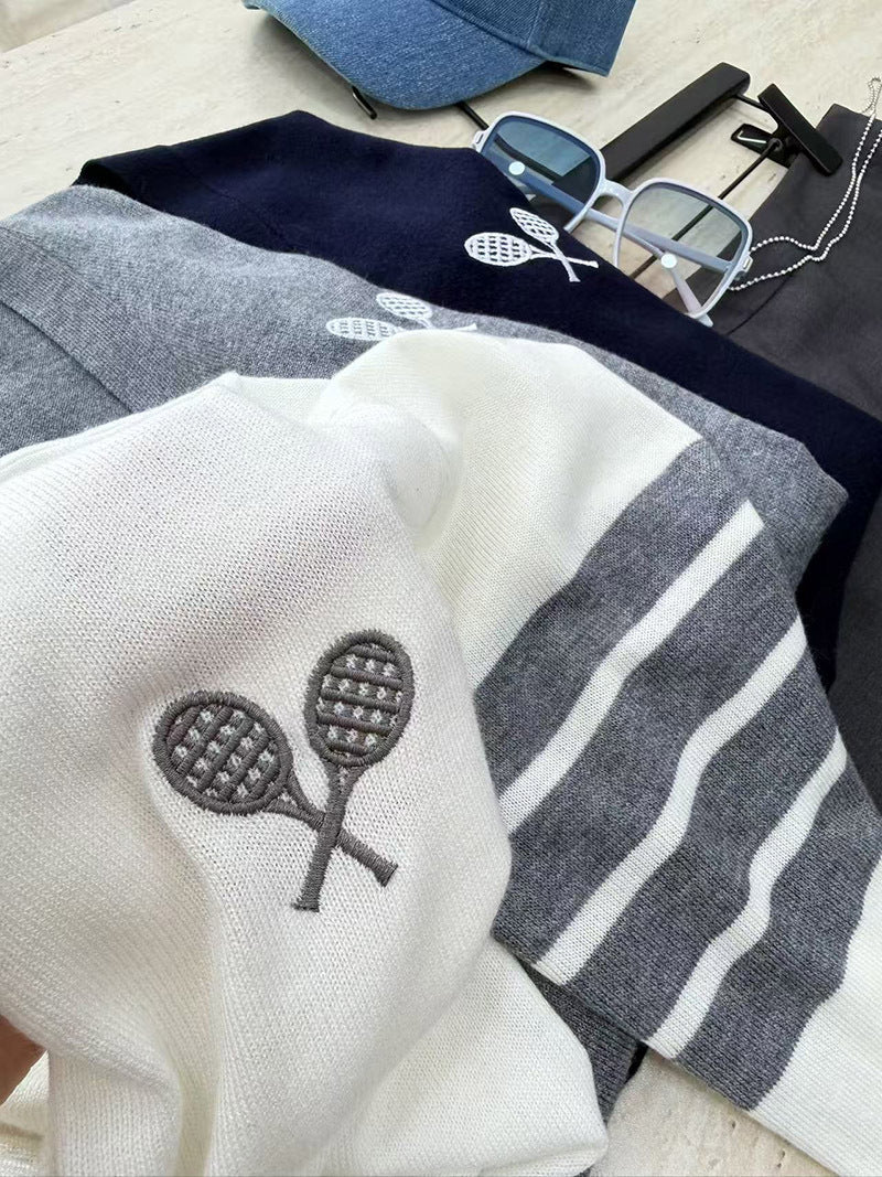 Thom Browne New Knitted Cardigan