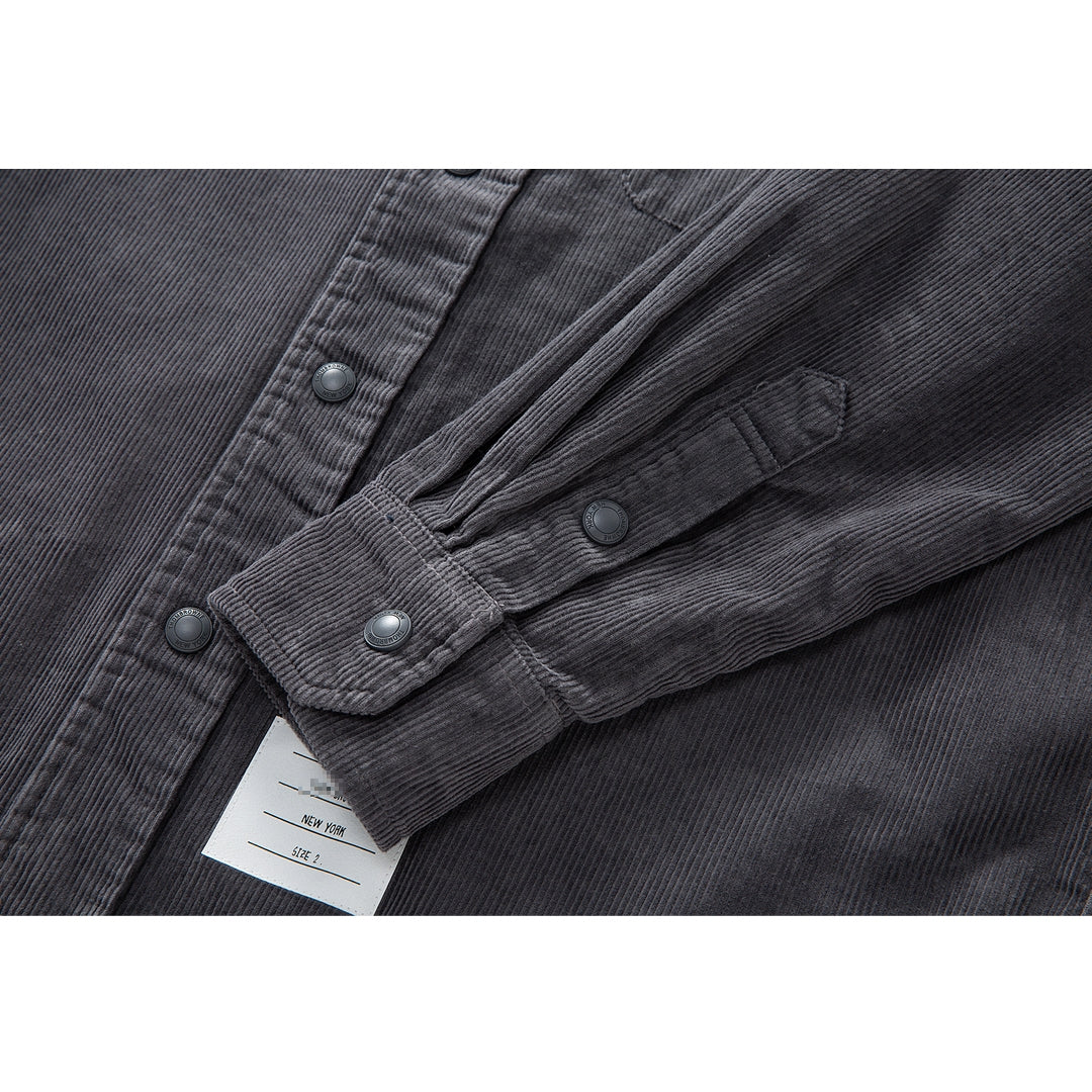 Thom BrowneMen's 4-Bar Casual Oxford Elastic Thick Shirt