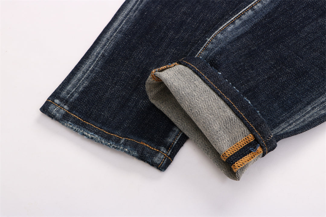 DSQ2 Men's Dark Wash Slim Fit Jeans
