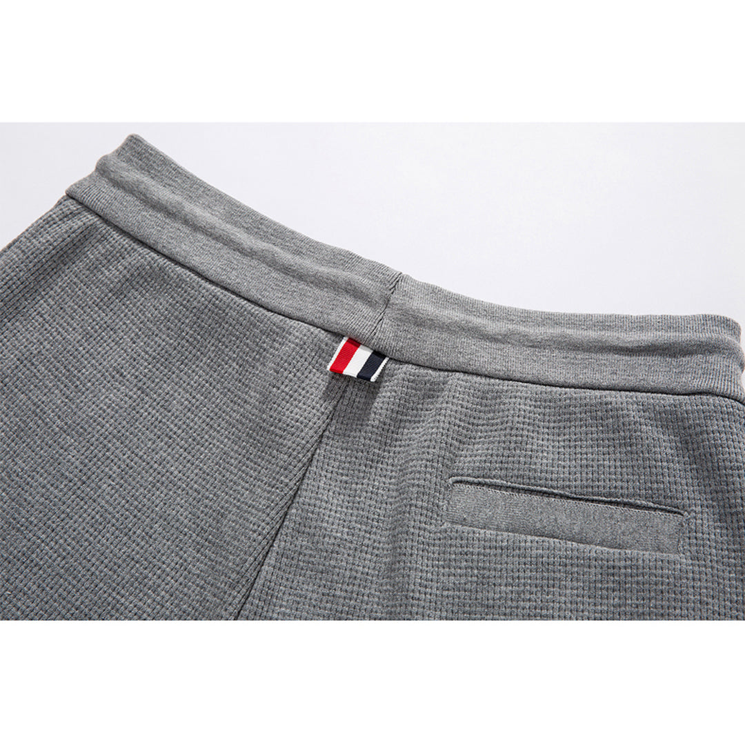 Thom BrowneMen's Sports Shorts - 100% Cotton Made in Japan with 4-Bar Detail