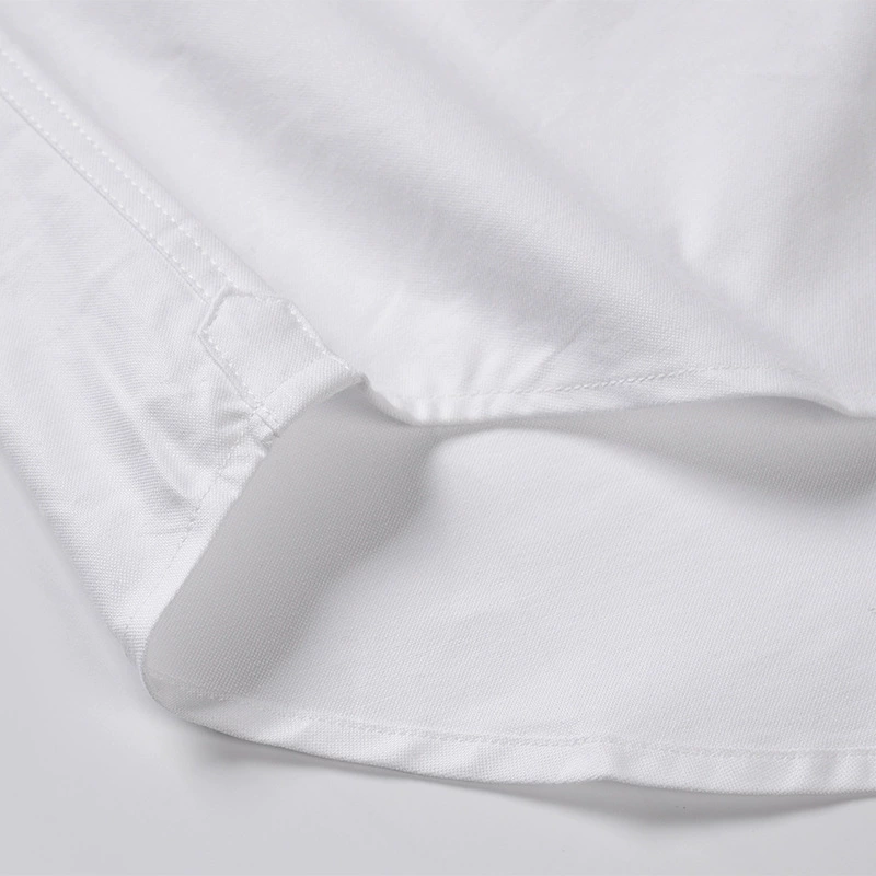 Thom BrowneMen's Oxford Elastic Business Shirt - Premium Cotton Dress Shirt