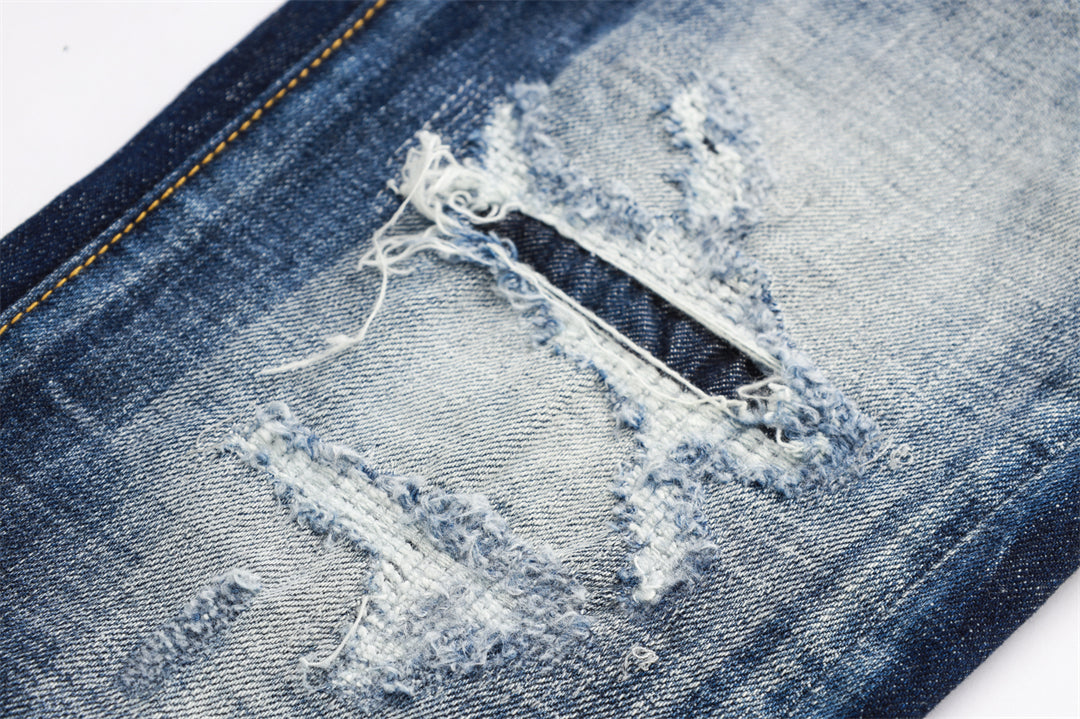 DSQ2 Men's Slim Fit Ripped Jeans – Dark Wash