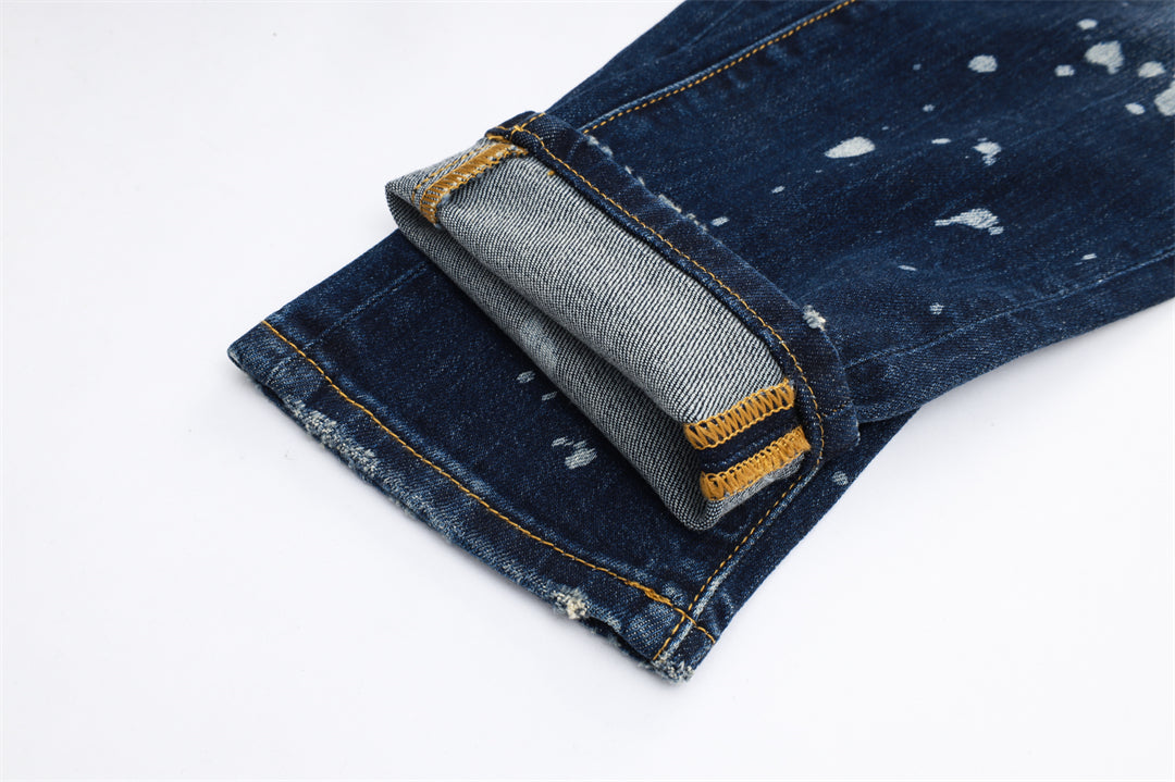DSQ2 Men's Slim Fit Dark Wash Jeans