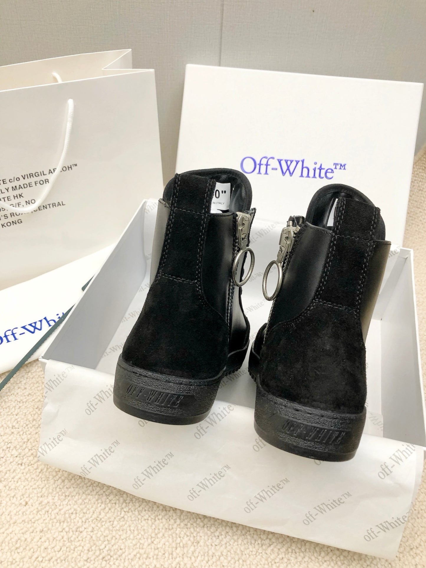 Off Unisex High-Top Casual Shoes