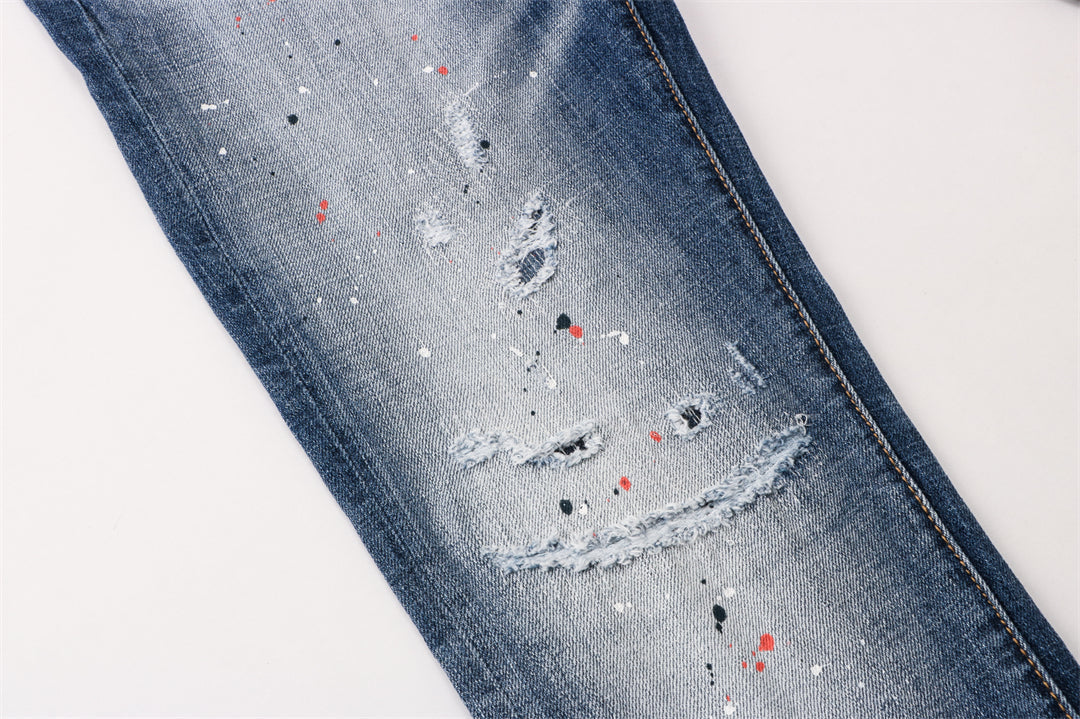 DSQ2 Men's Slim Fit Dark Wash Jeans – Italian Design
