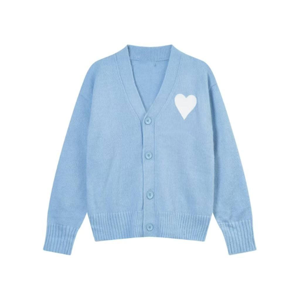AMIPARIS Premium Cotton Cardigan - Couples Collection (Pink & Blue)