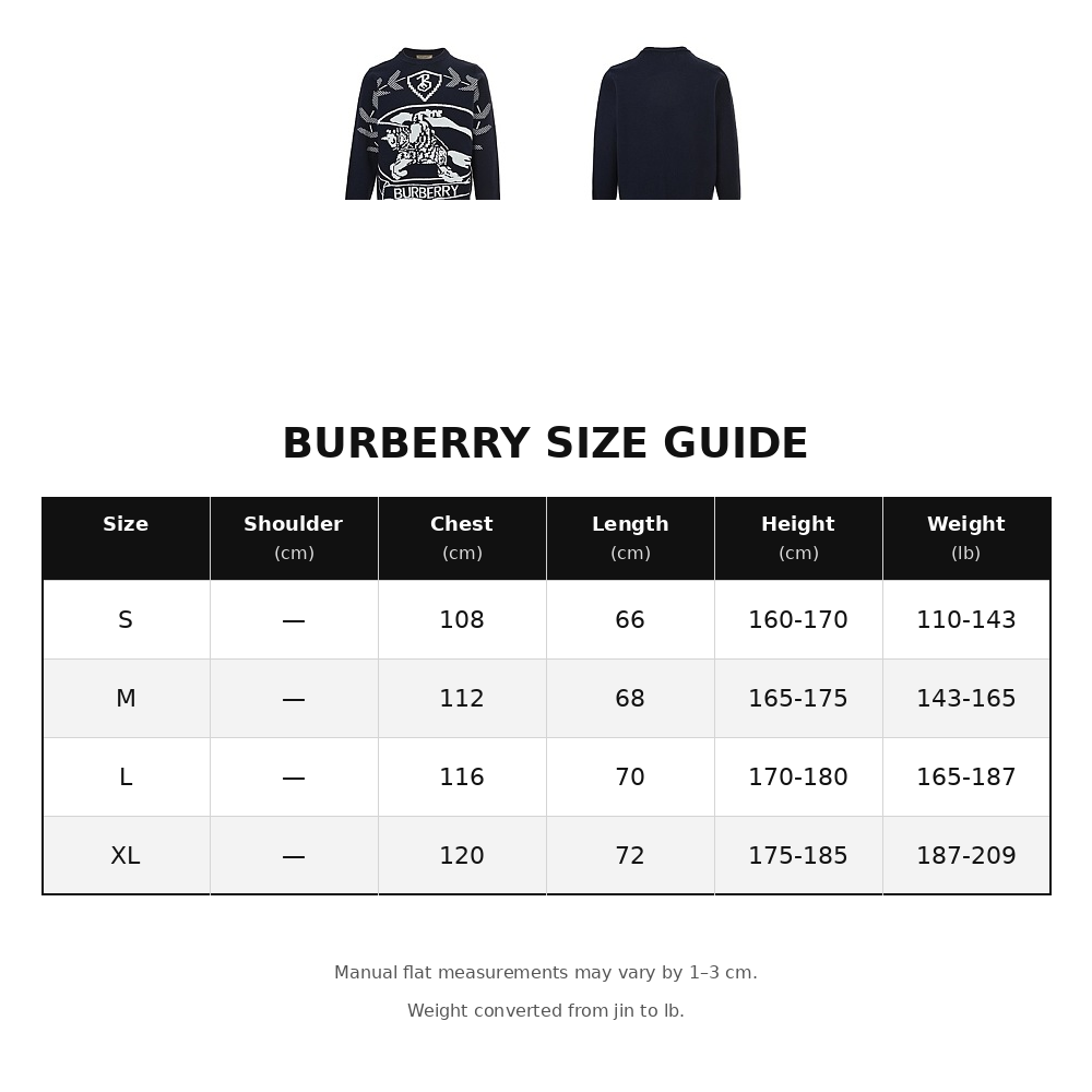 Burberry Jacquard Crew-Neck Sweater
