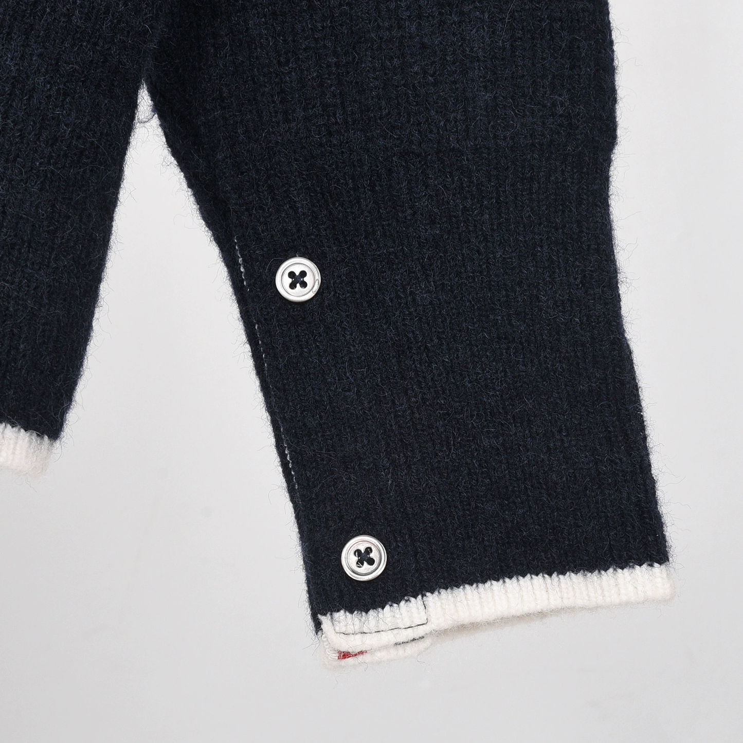 Thom BrowneClassic V-Neck Knitted Cardigan Sweater
