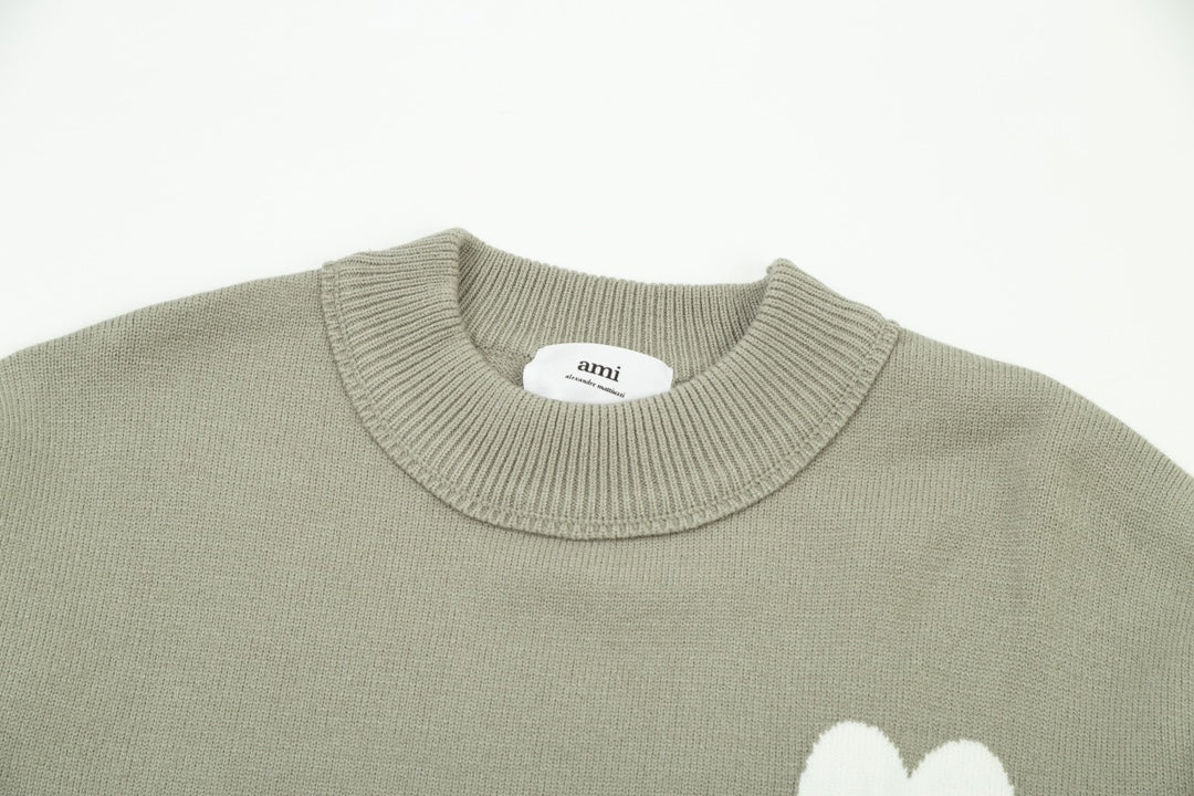 AMIPARIS Cotton & Wool Sweater - Premium Blend Knitwear