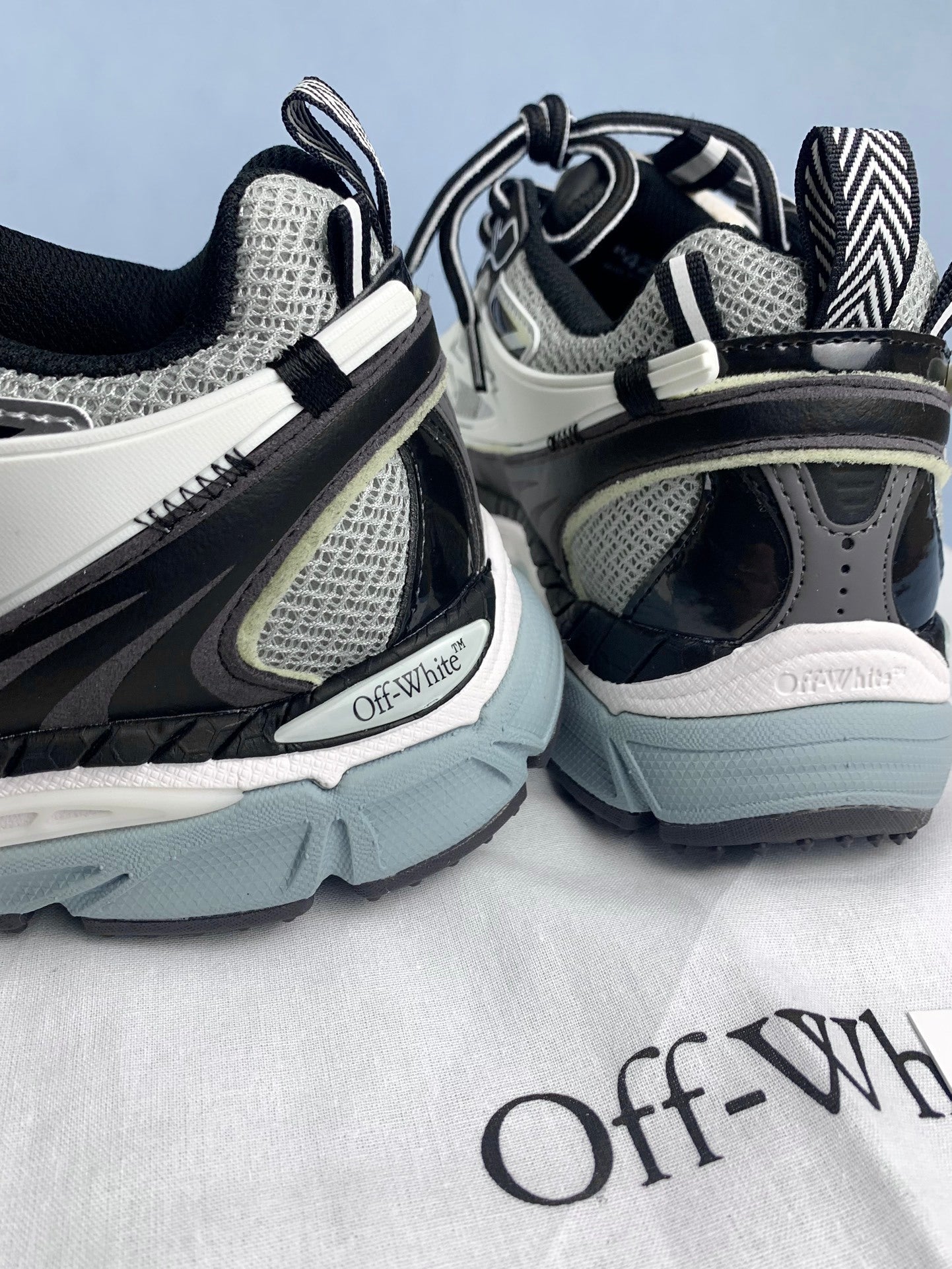 Off-White Black and Grey Sneakers