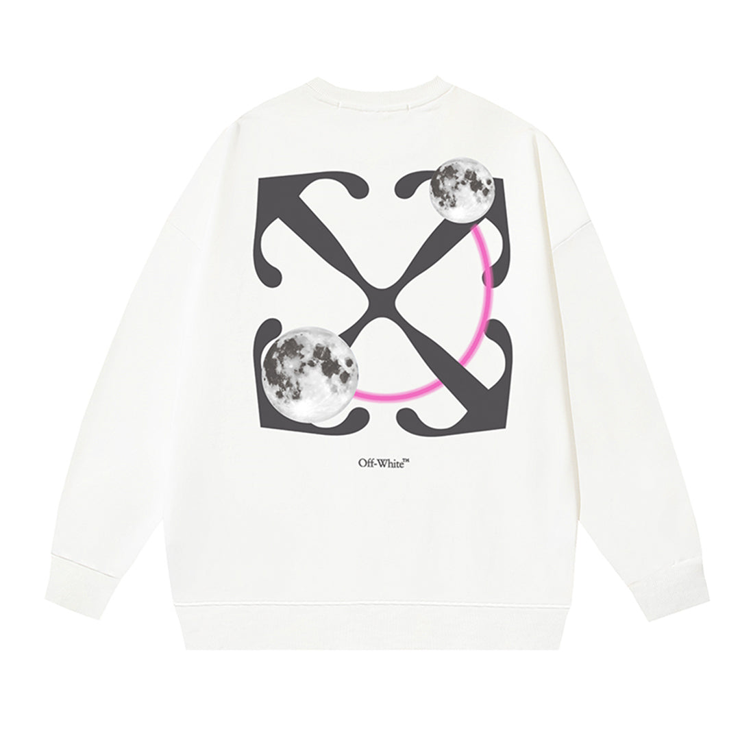 OFF-WHITELogo Print Sweatshirt - Premium Cotton Streetwear Essential