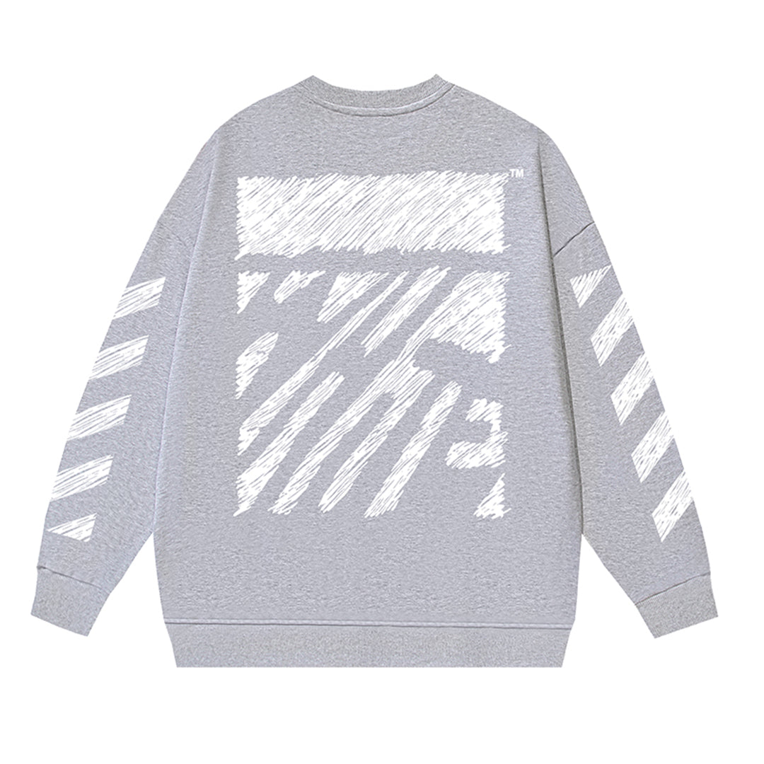 OFF-WHITELogo Print Sweatshirt - Premium Cotton Pullover