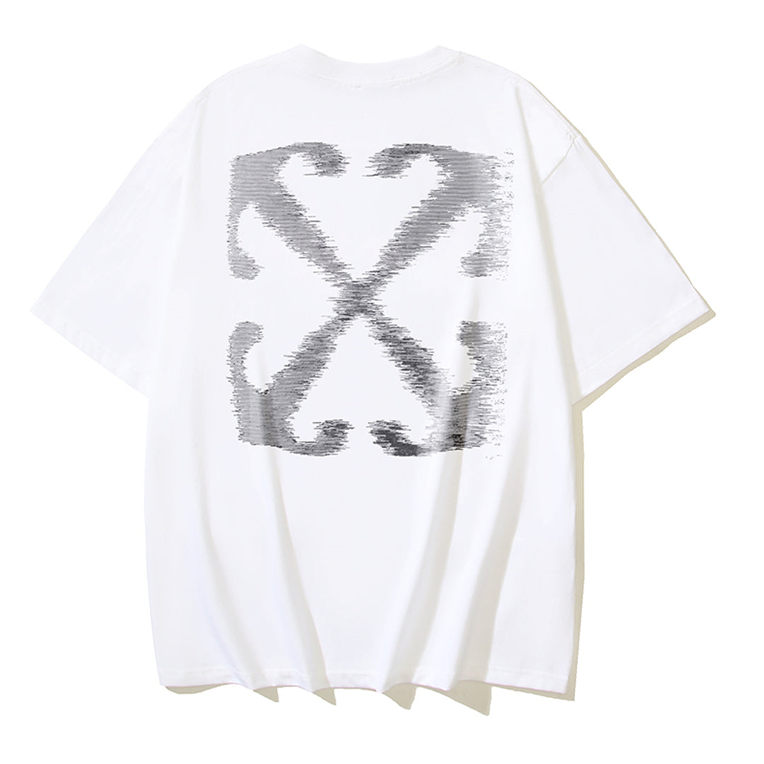 OFF-WHITE Logo Print Cotton T-Shirt