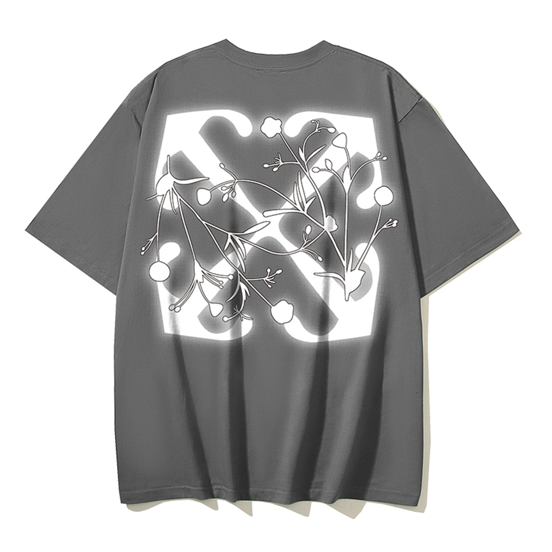 OFF-WHITE Logo Print Cotton T-Shirt