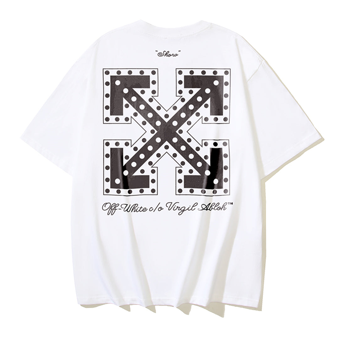 OFF-WHITE Logo Print Cotton T-Shirt