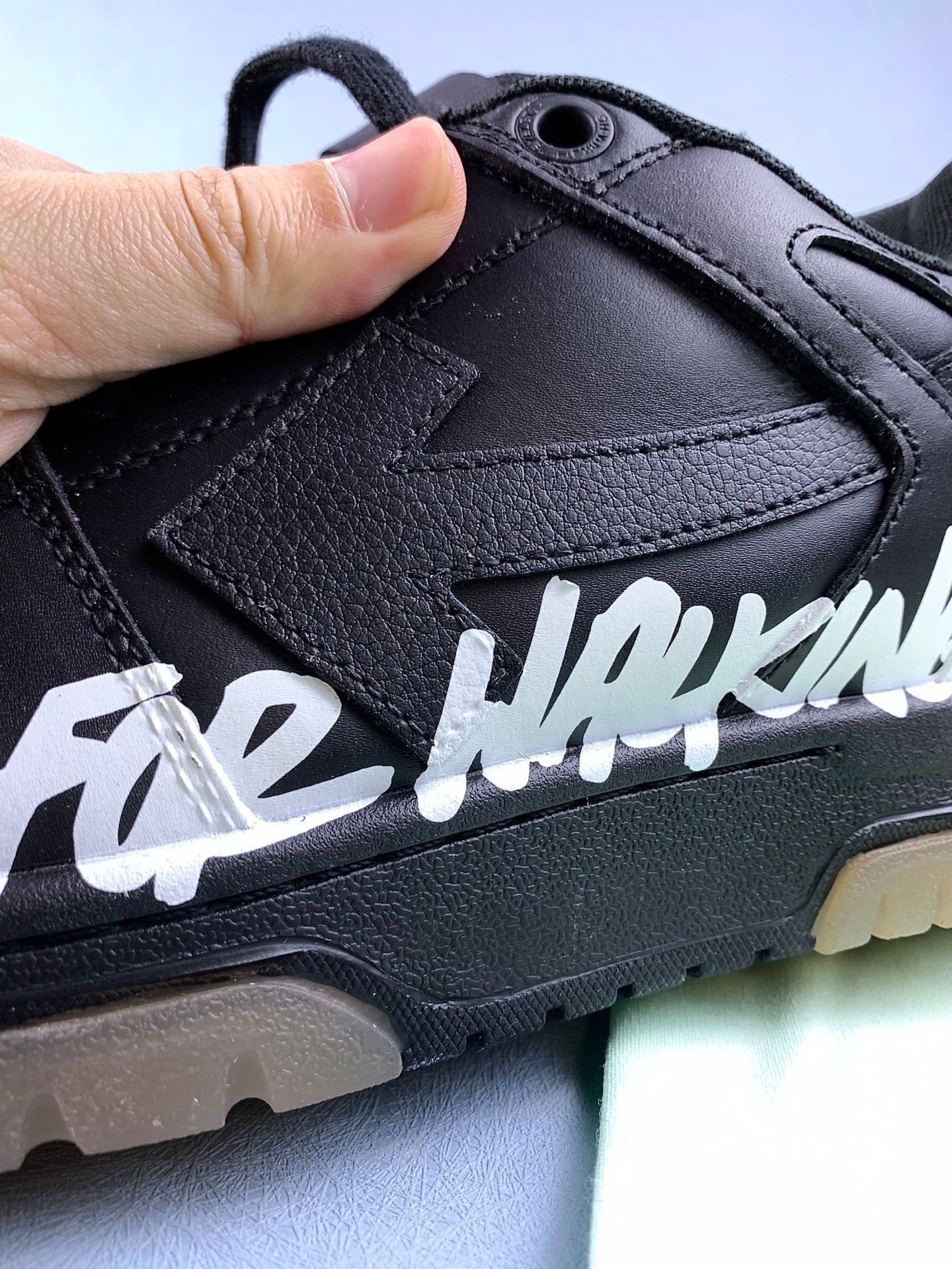Off-White Black Graffiti Sneakers