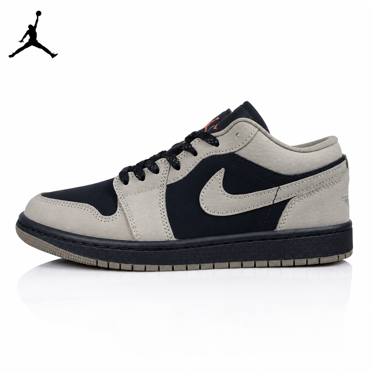 Air Jordan 1 Low Grey / Black / Mocha Brown IB7109-005