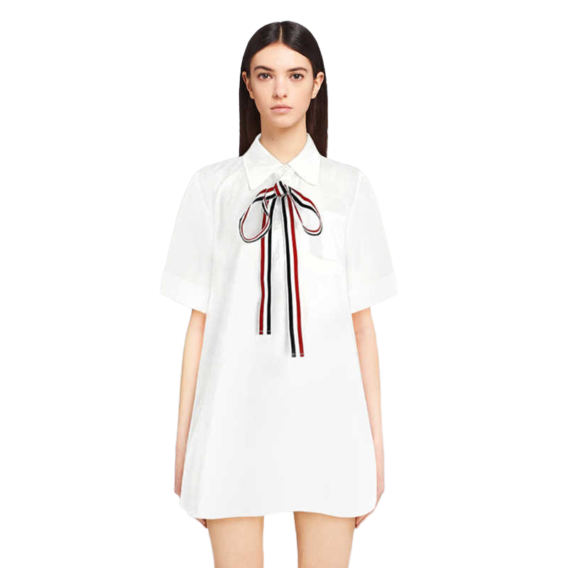 2025  Bow Shirt Dress