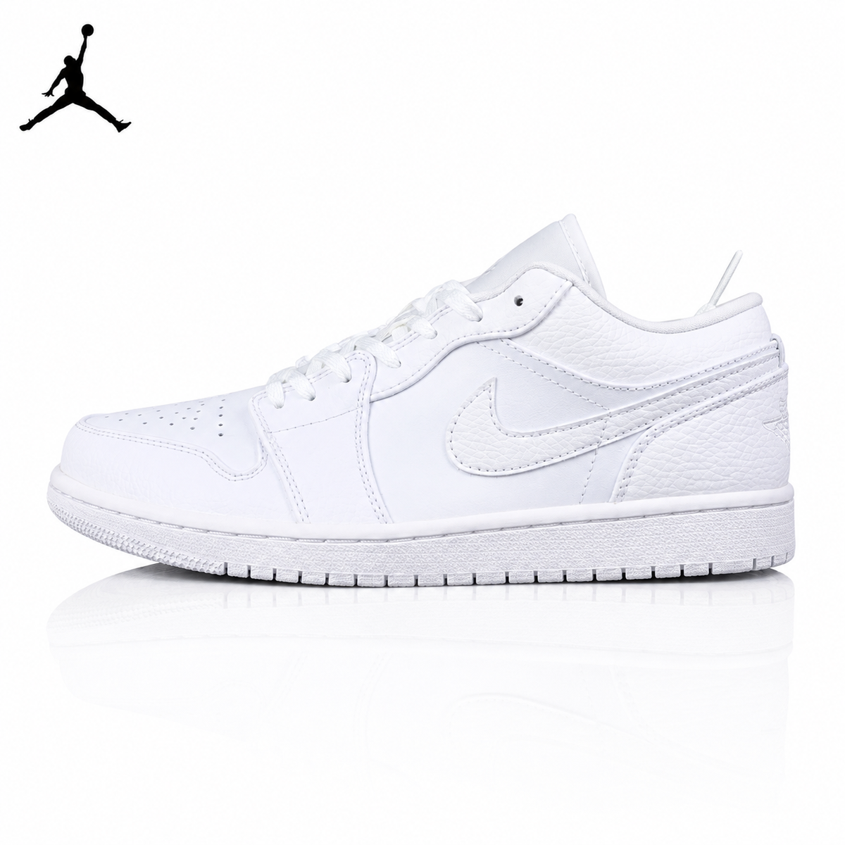 Air Jordan 1 Low All-White 553558-130