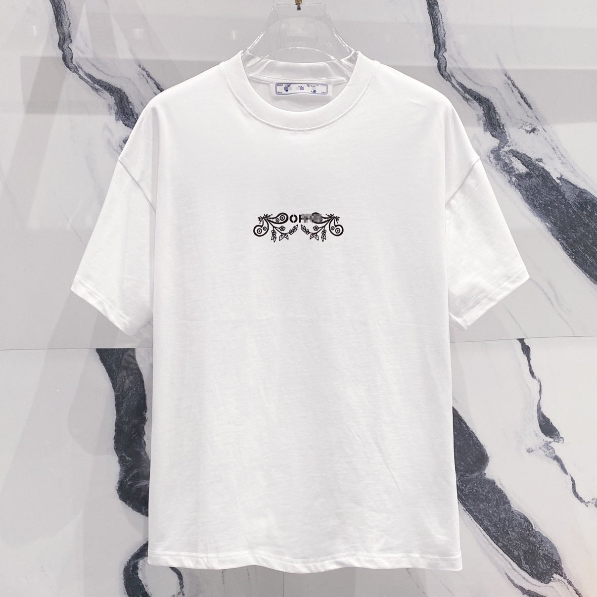 OFF-WHITEArrow Logo Cotton T-Shirt - Monochrome Edition