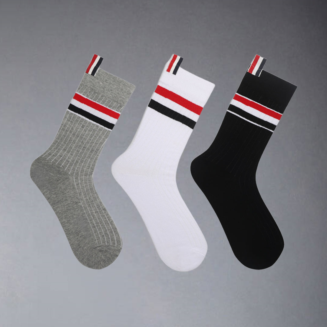2025 Four stripe socks