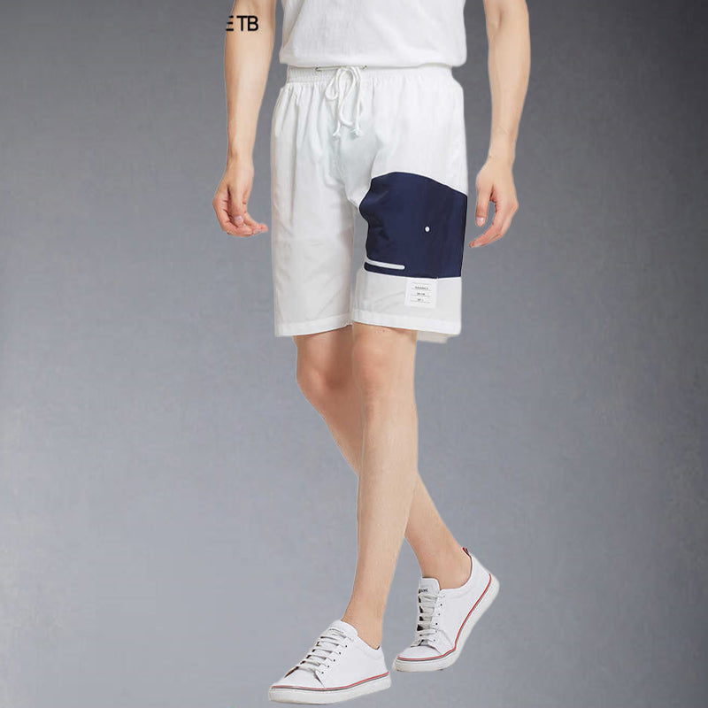 Thom BrowneMen's Beach Shorts - Signature Grosgrain Loop Tab