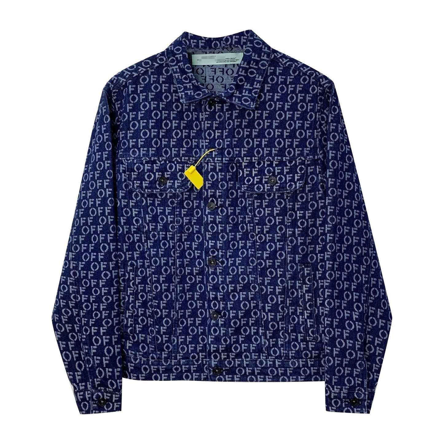 OFF-Whlte all over letter jacket #21