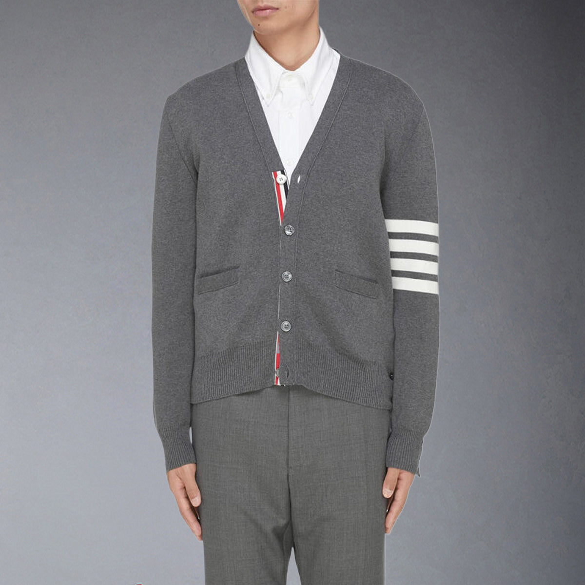 Thom BrowneMerino Wool Crew Neck Pullover