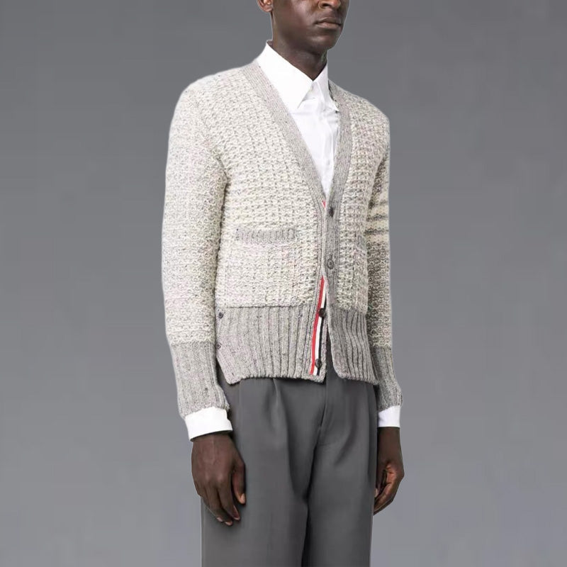 Cotton wool knitted cardigan