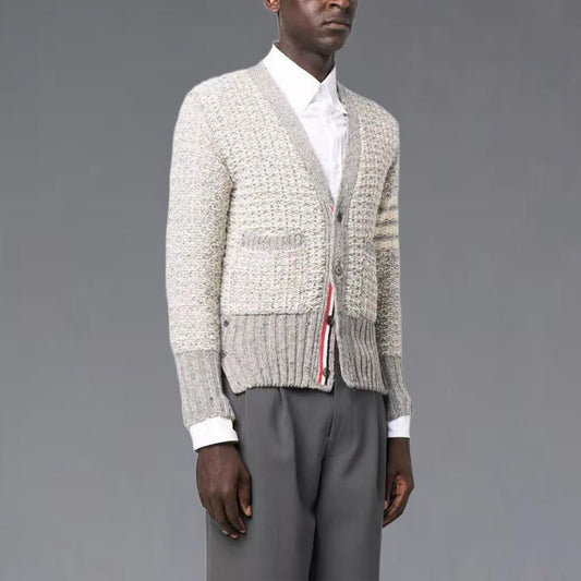 Cotton wool knitted cardigan