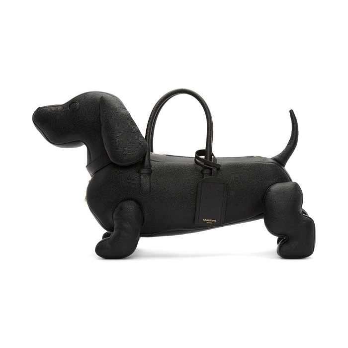 2025  Premium Cowhide Dachshund Tote Bag