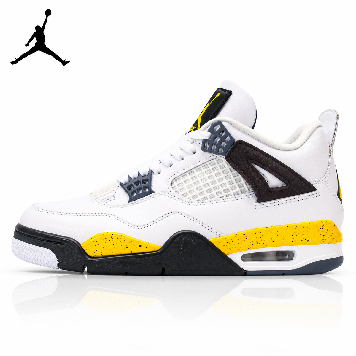 Air Jordan 4 Retro 'Rare Air' - White/Tour Yellow