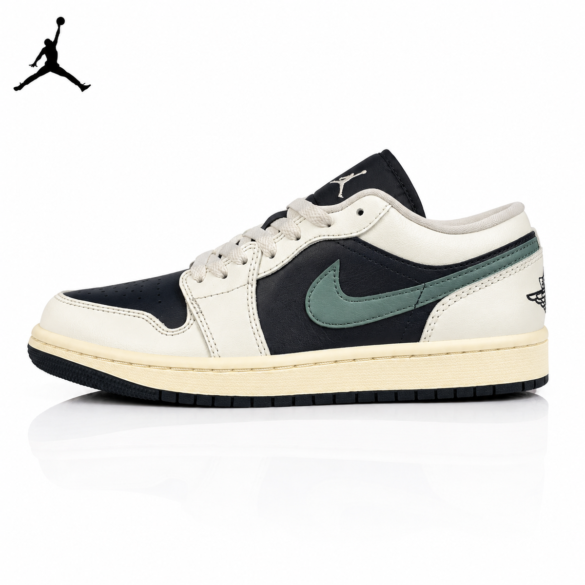 Air Jordan 1 Low Black/Green DC0774-001