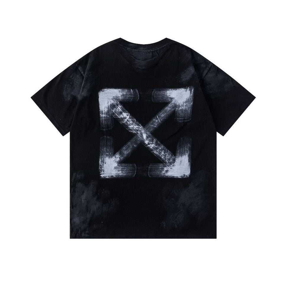 OFF-WHITE  Ink-splatter graffiti T-shirt
