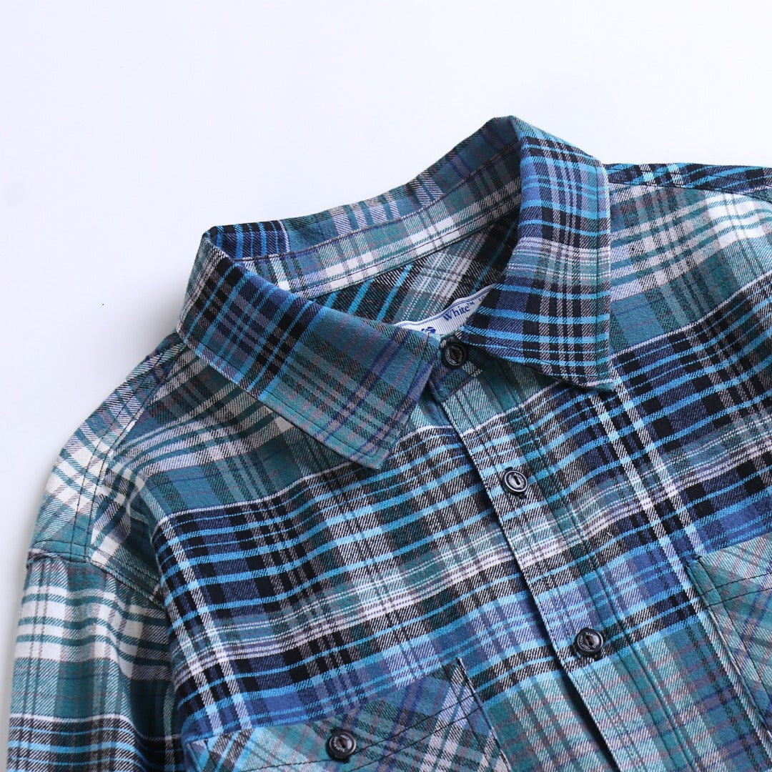 OFF-Whlte plaid shirt