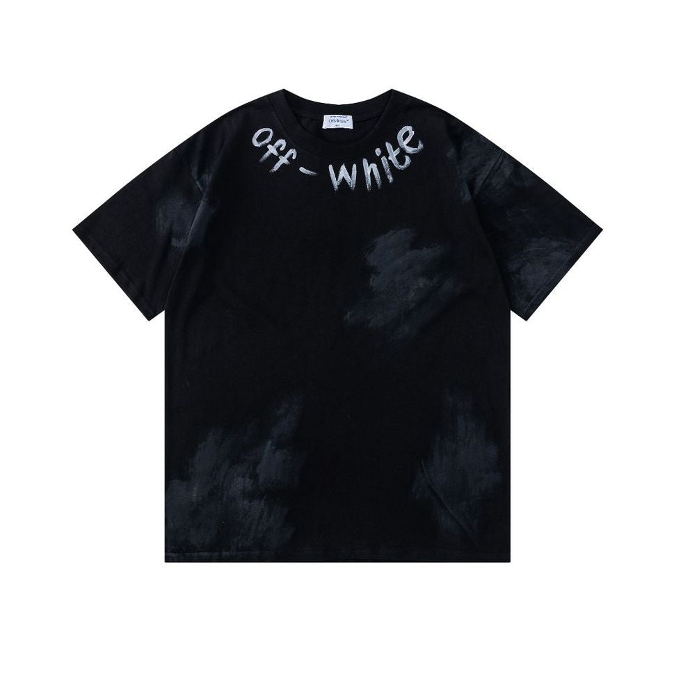 OFF-WHITE  Ink-splatter graffiti T-shirt