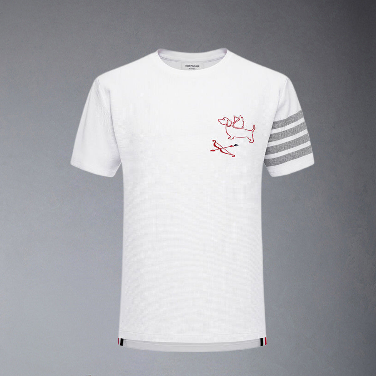 Thom BrownePuppy Embroidery T-Shirt - Premium Cotton Tee