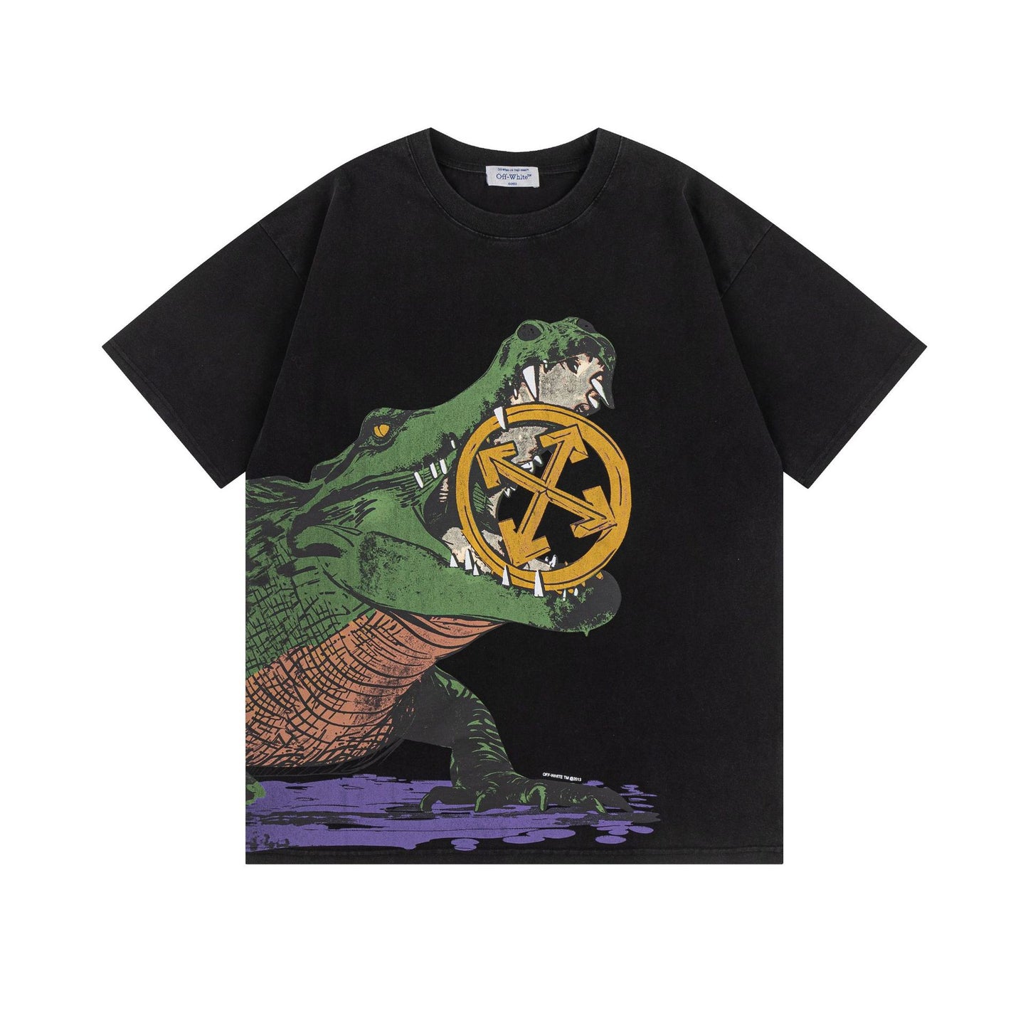 OFF-WHITE  Giant Crocodile Arrow T-Shirt