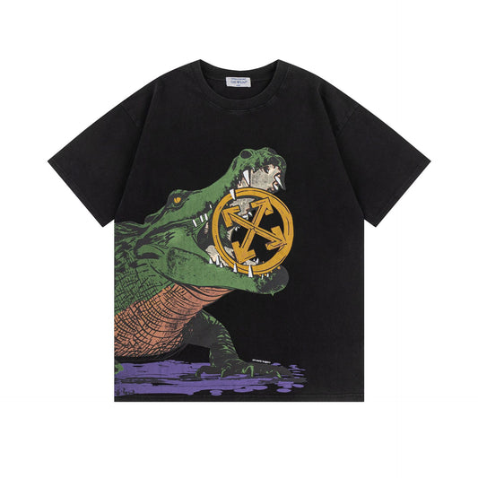 OFF-WHITE  Giant Crocodile Arrow T-Shirt
