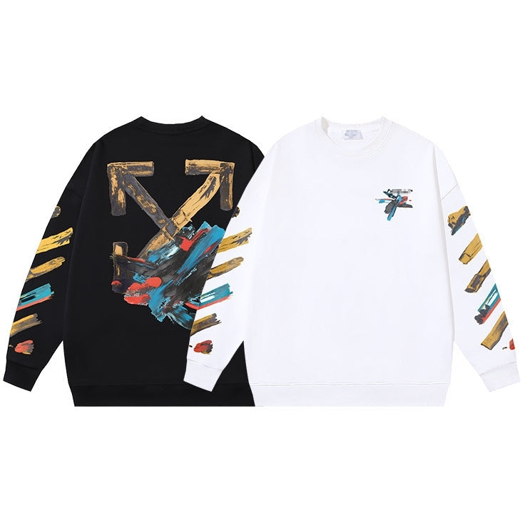 OFF-WHITEArrow Logo Oversized Sports Sweatshirt – Streetwear Essential