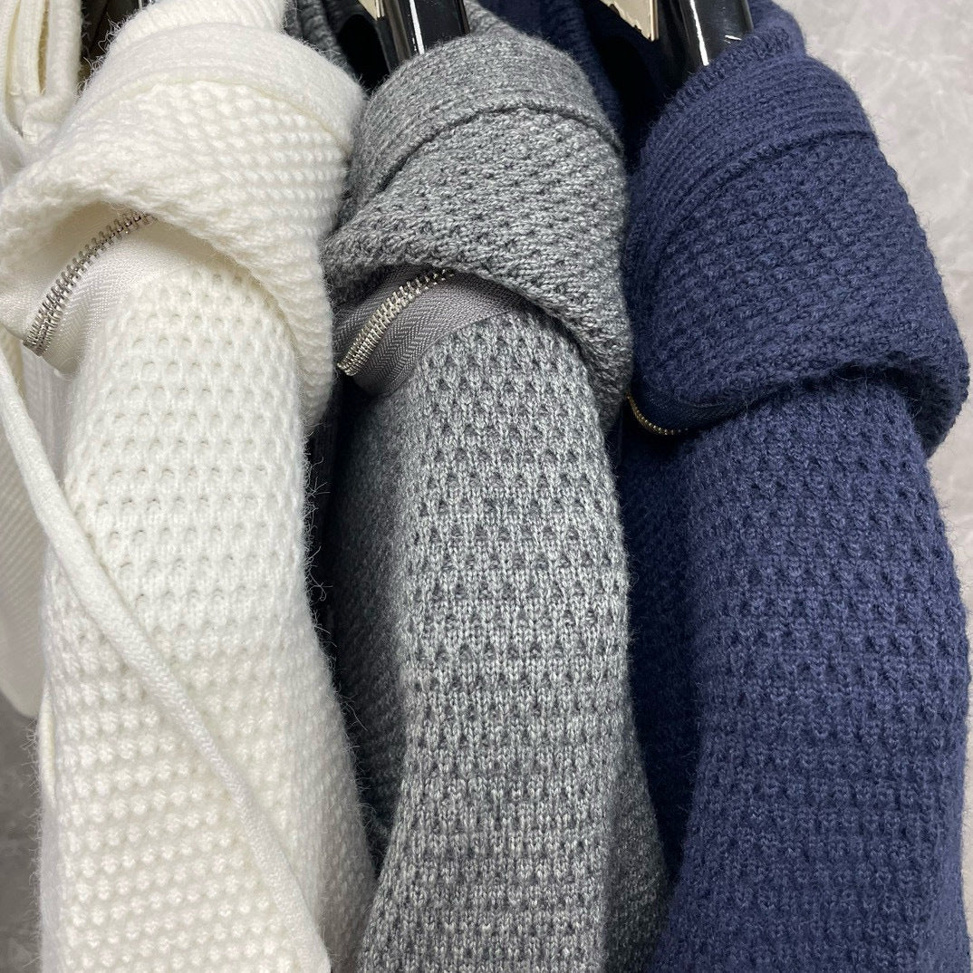 Thom BrowneClassic V-Neck Knitted Cardigan Sweater