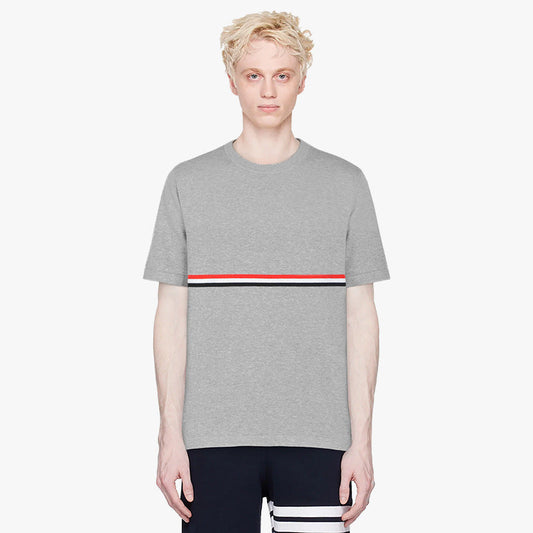 Thom BrowneMen's Knit Cotton T-Shirt | 100% Cotton | Refined Texture